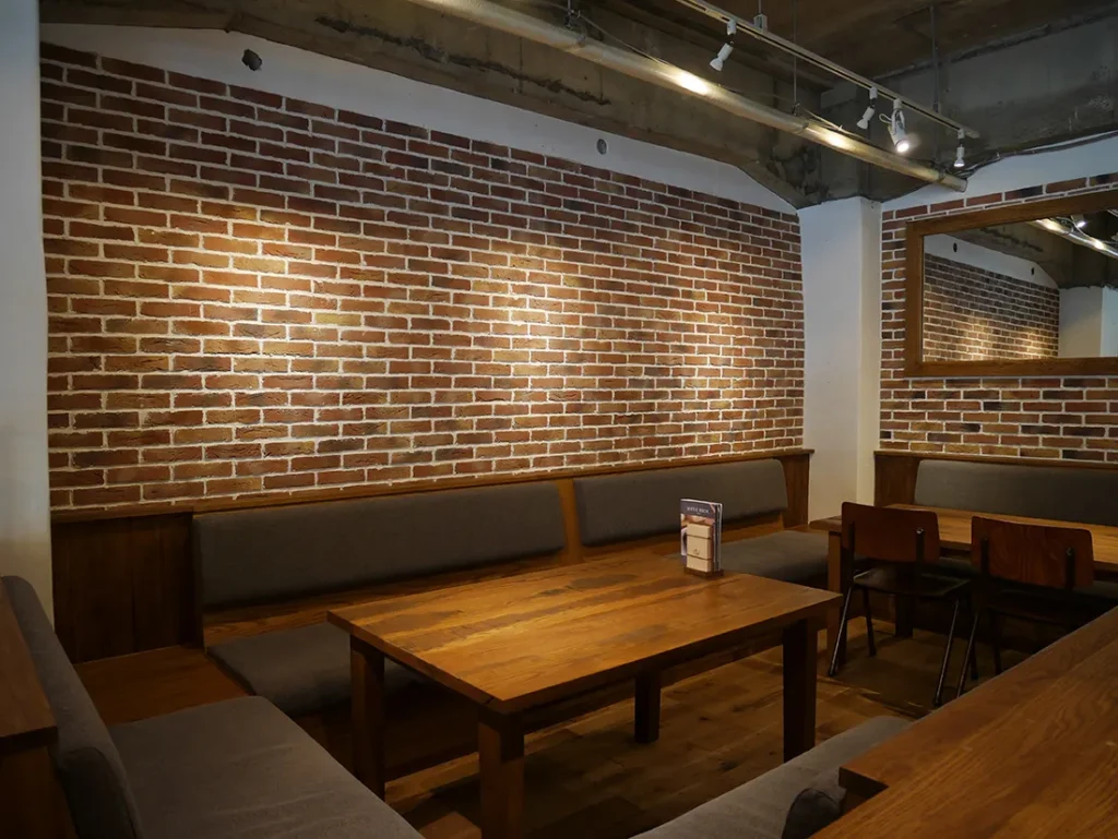 カフェ内装デザイン CAN'BRICK「ネザーランド(NL-6)」ブリックタイル シック