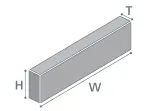 Thick flat 形状図