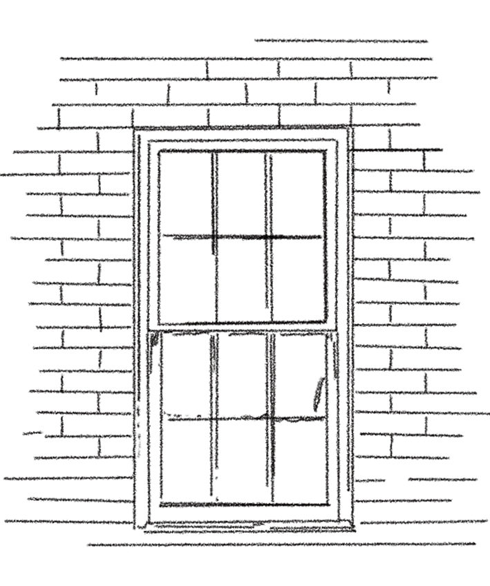 ブリックタイルの貼り方　NG1