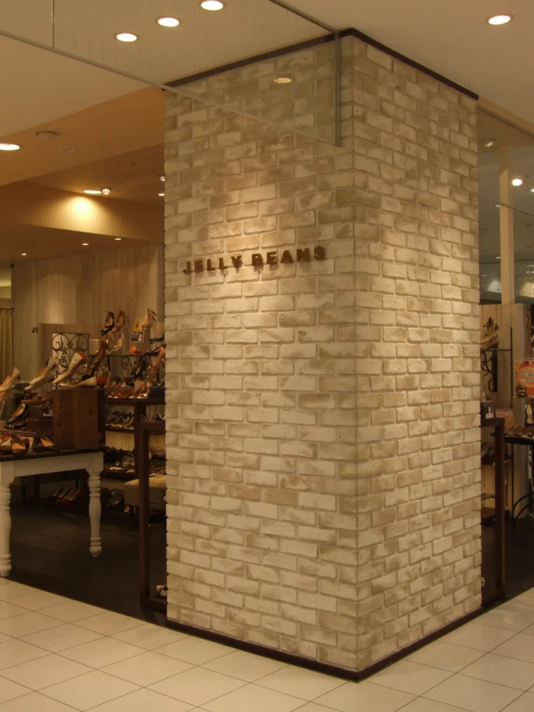 CAN'BRICK「シロブリ(WH-2)」JELLY BEANS調布パルコ店 ブリックタイル
