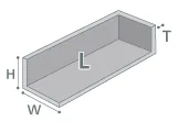 Box (L) 形状図