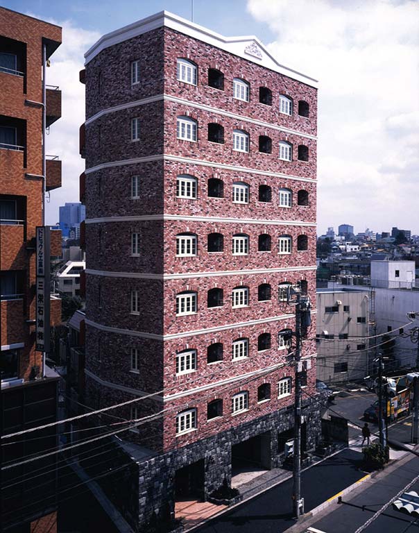  マンション外観　ブリックタイル