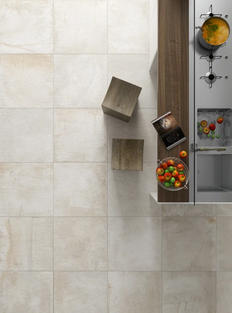 Tiles 床タイル「CLIMB– クライム」 床施工事例イメージ　輸入タイル