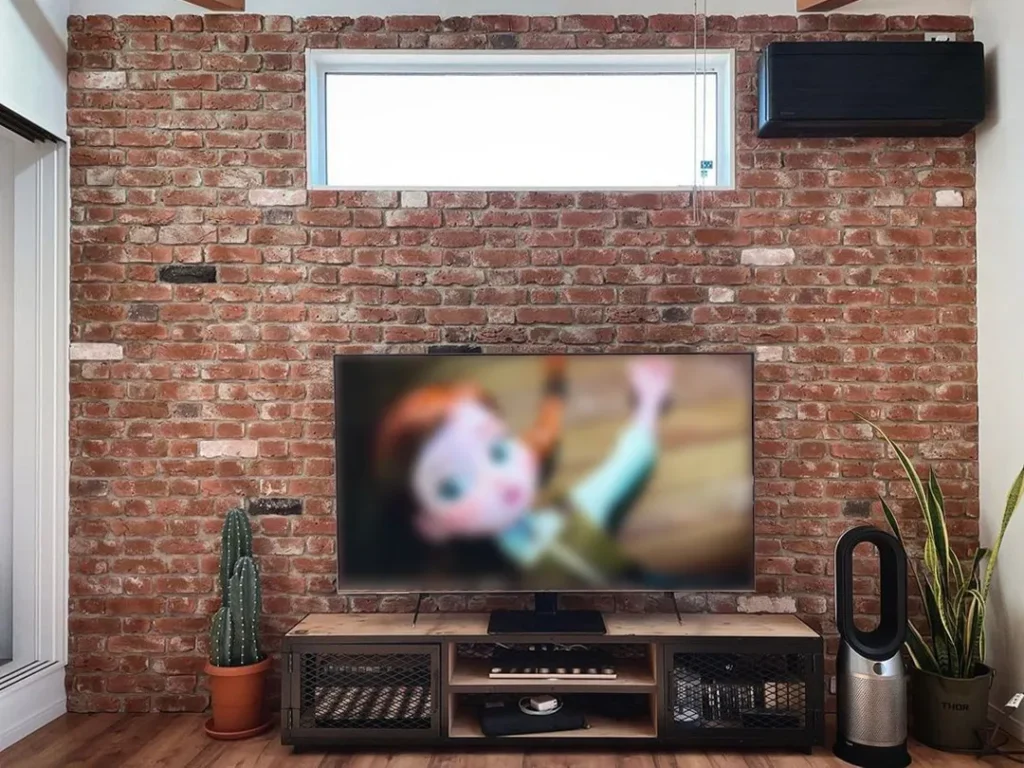 TV背面アクセントウォール