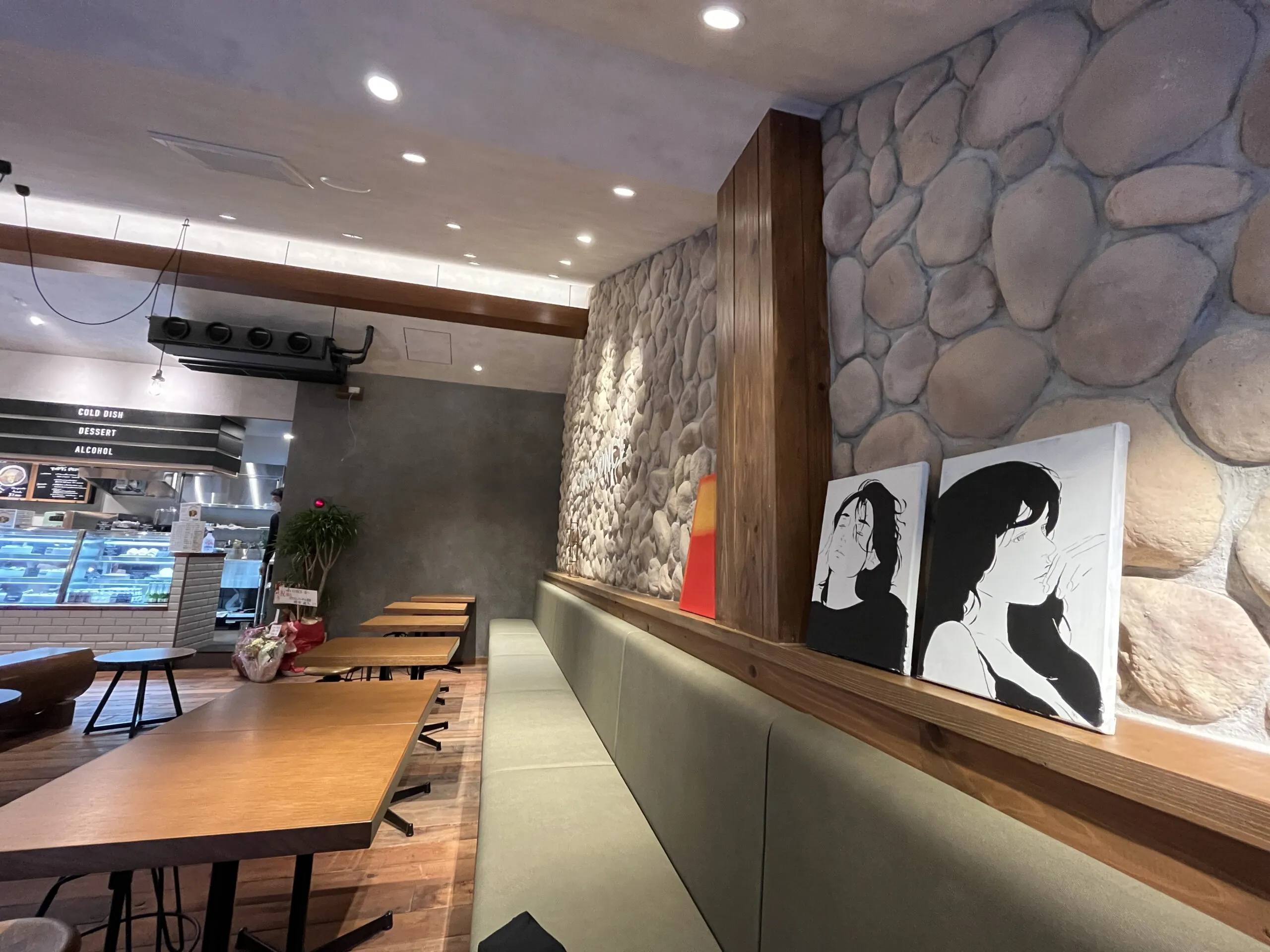 CAN'STONE“River Rock（RIV）”咖啡馆内墙河石仿石材/墙面材料石材瓷砖