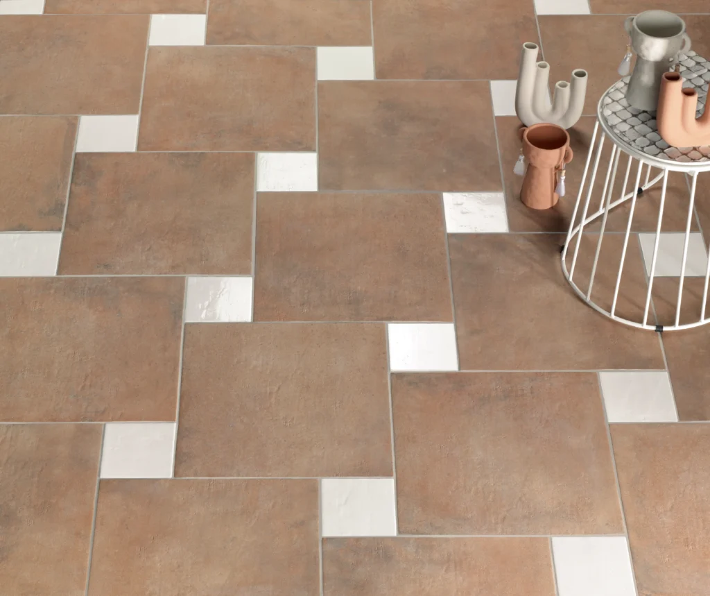 Tiles 床タイル「ARGILE– アーガイル」 施工事例イメージ　輸入タイル