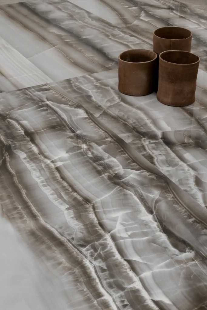 Tiles 床タイル「AKOYA – アコヤ(Ocean)」 施工事例イメージ　輸入タイル